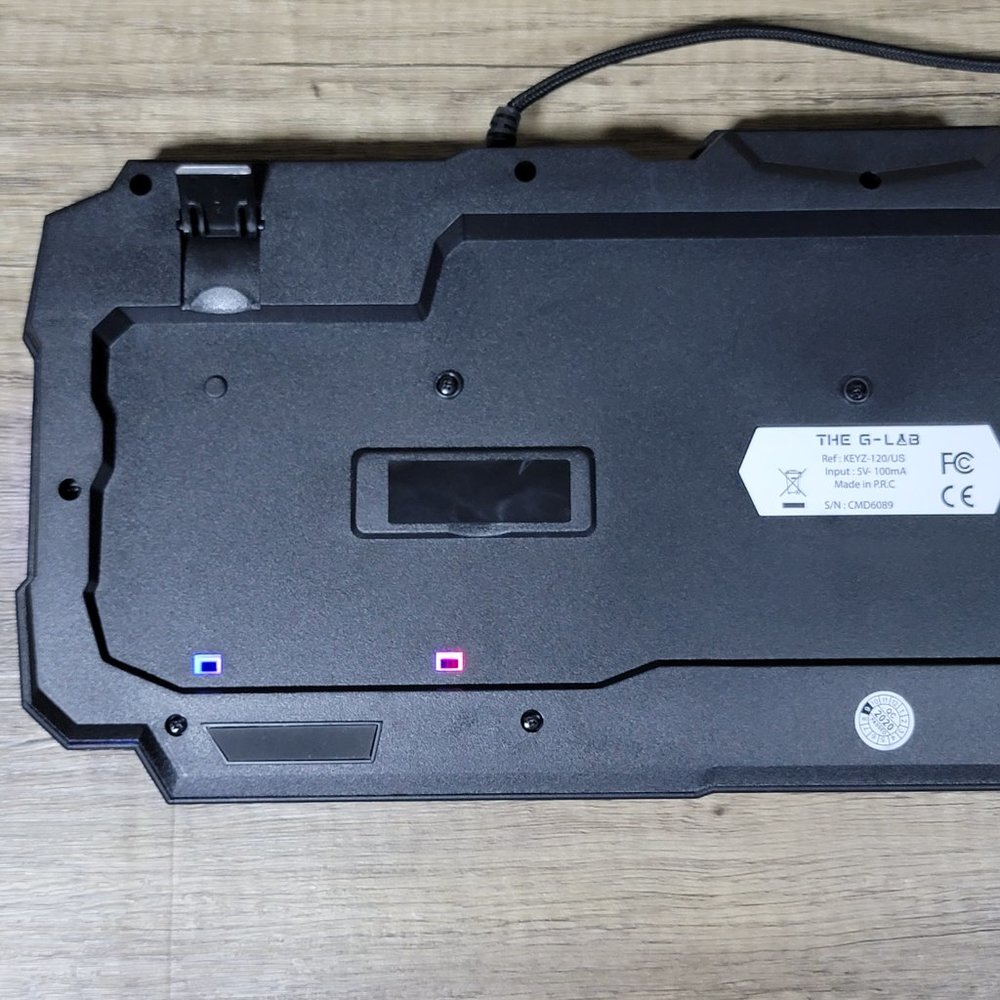The G-Lab Black Keyboard Keyz-120 CMD6089 5V - Picture 8 of 9